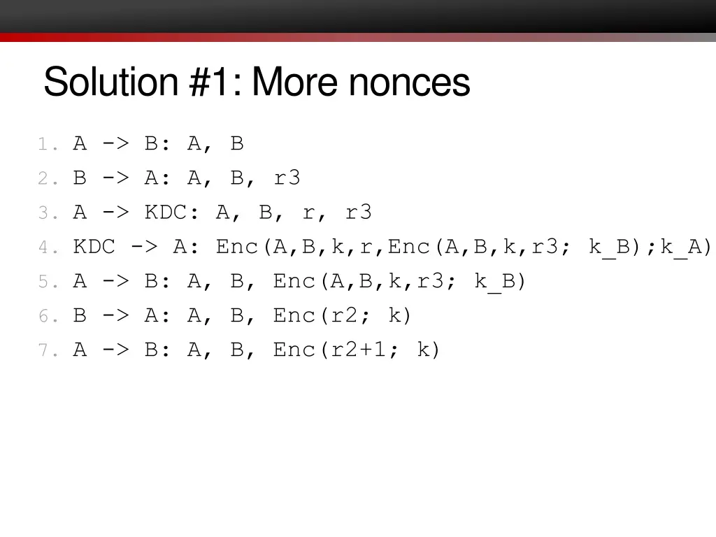 solution 1 more nonces