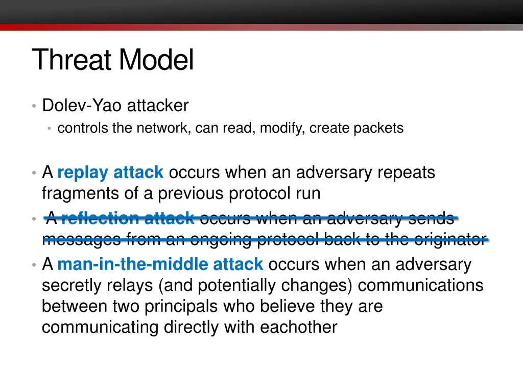 threat model
