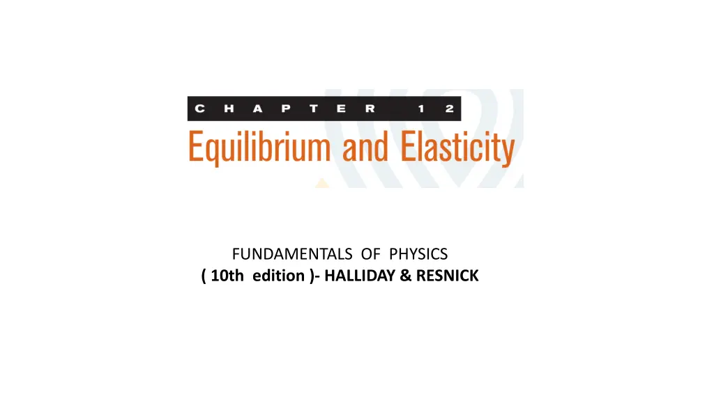 fundamentals of physics 10th edition halliday