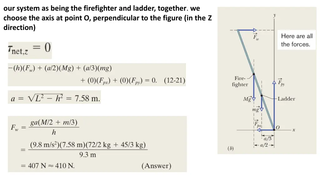 our system as being the firefighter and ladder