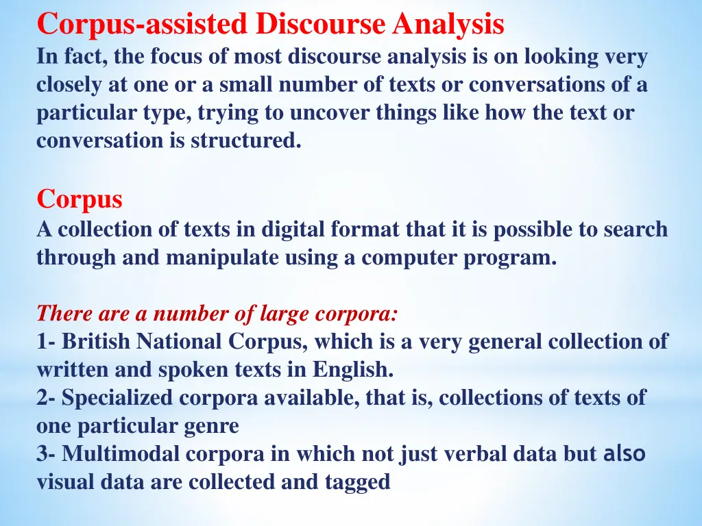 corpus assisted discourse analysis in fact