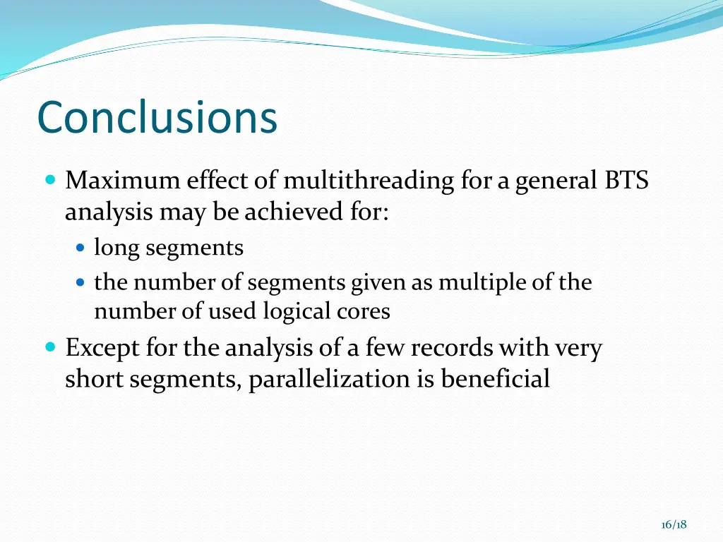 conclusions
