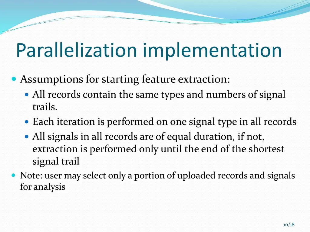 parallelization implementation 1