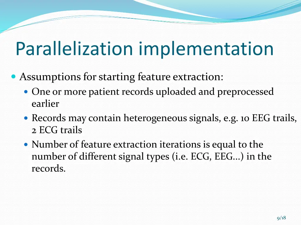 parallelization implementation