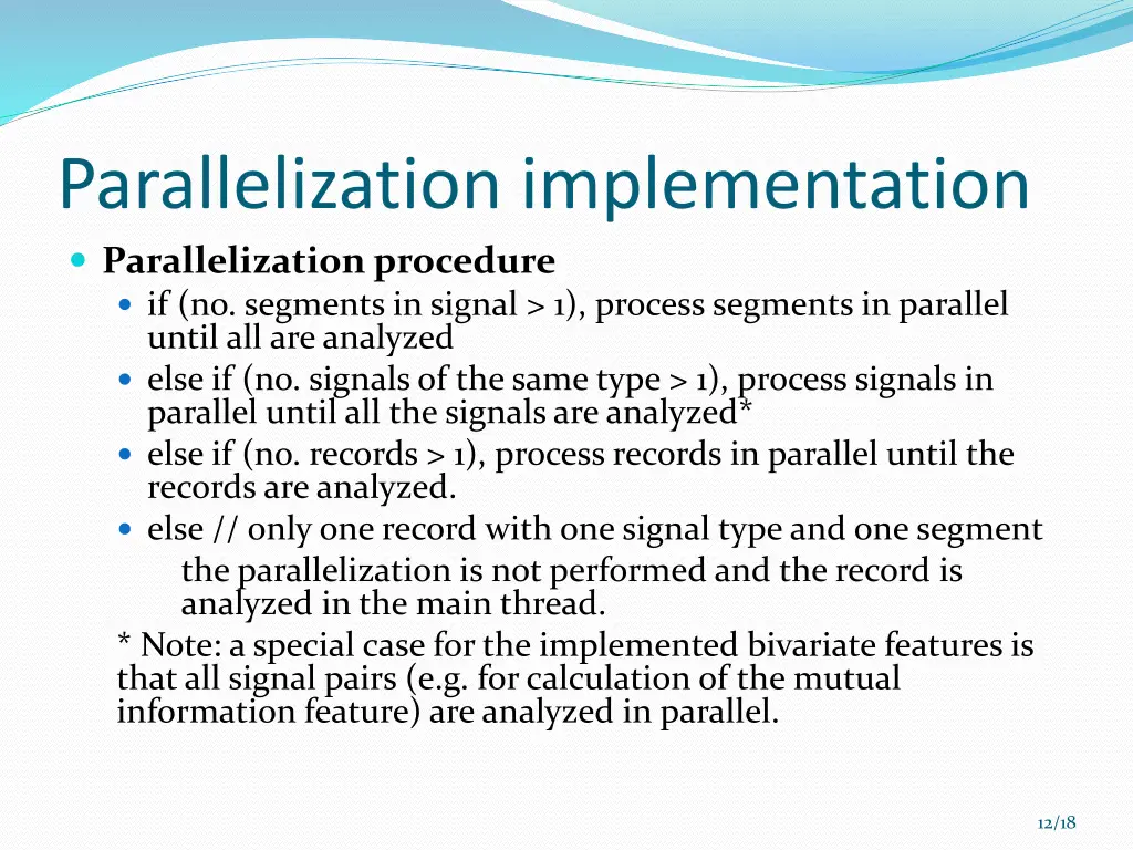 parallelization implementation parallelization