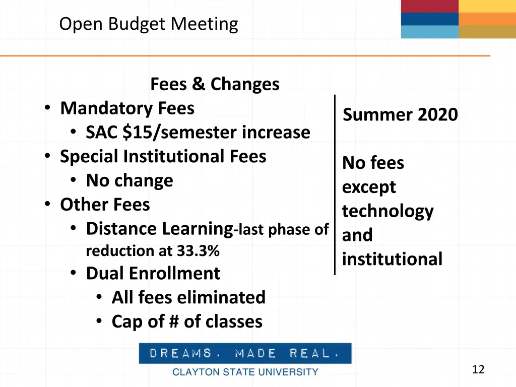 open budget meeting 8