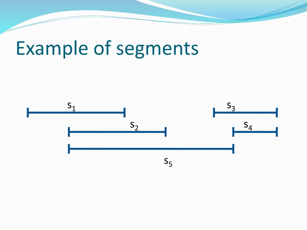 example of segments