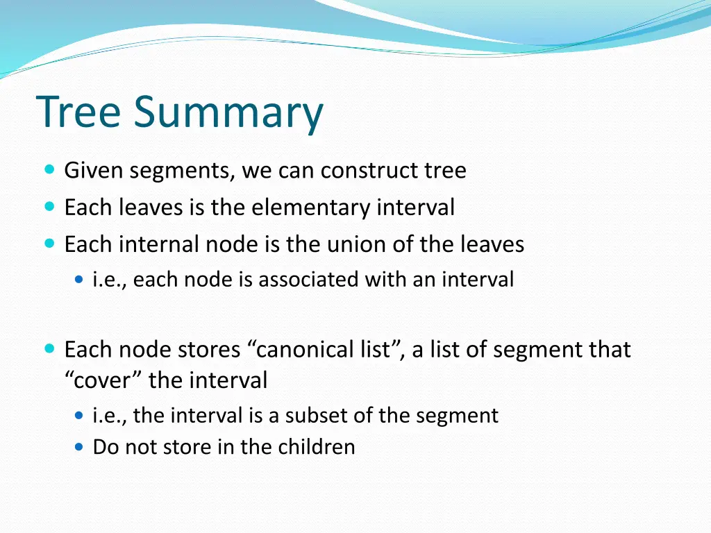 tree summary