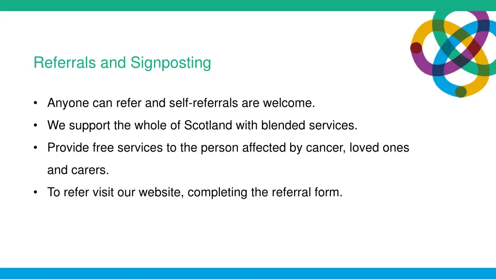 referrals and signposting