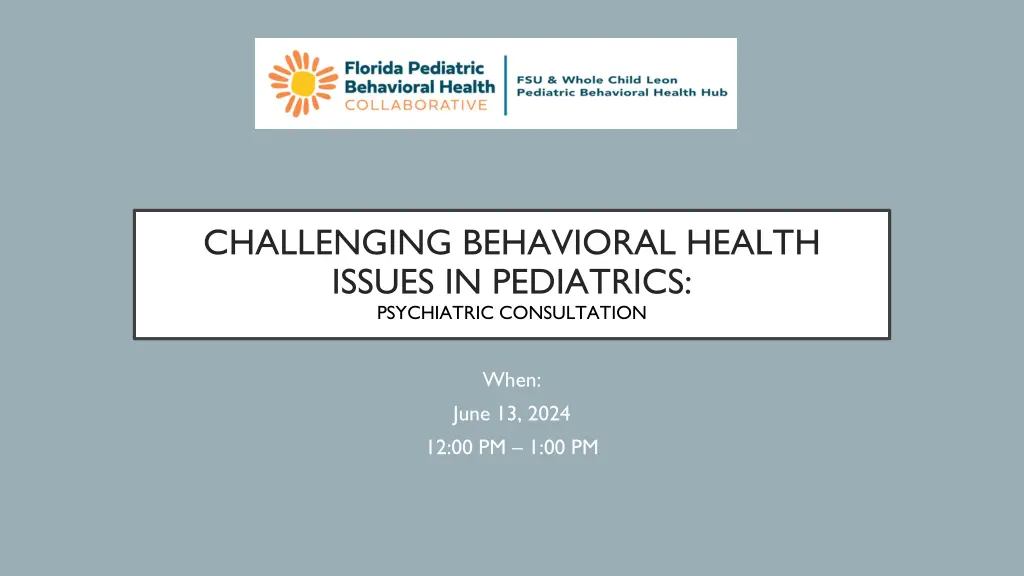 challenging behavioral health issues
