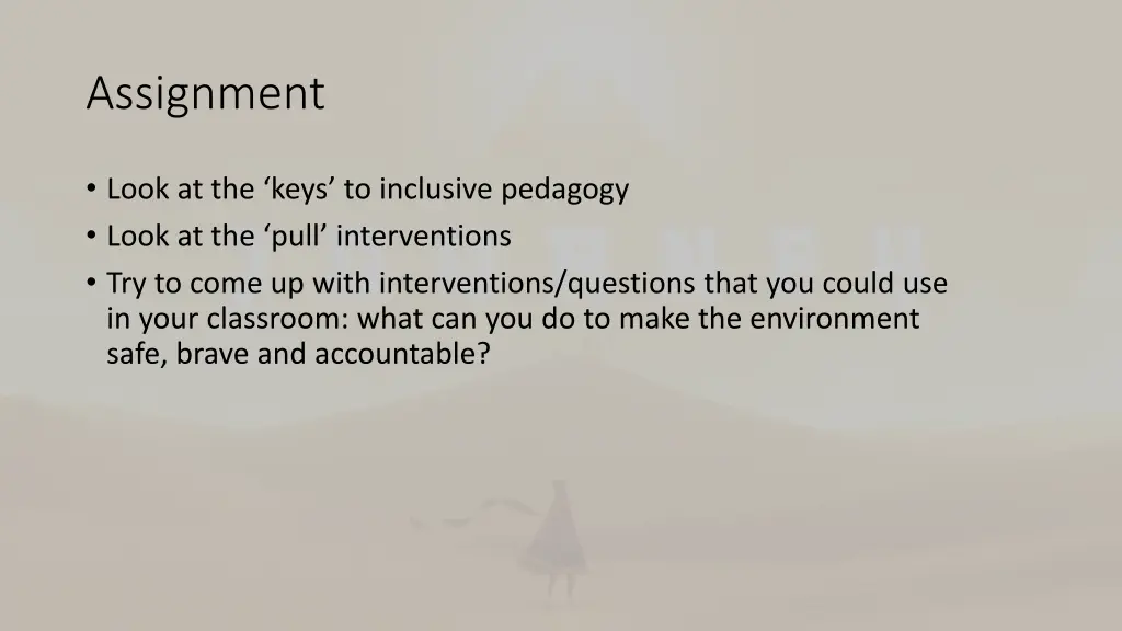 assignment