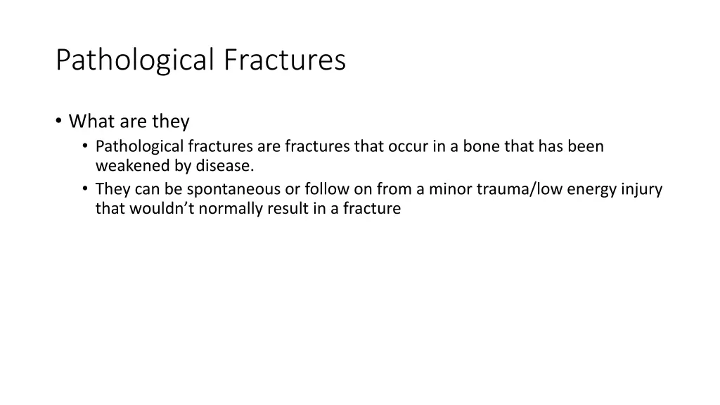 pathological fractures 1