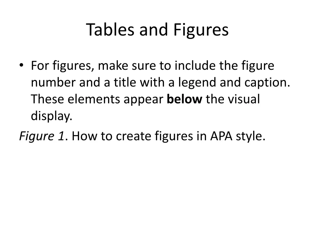 tables and figures 1