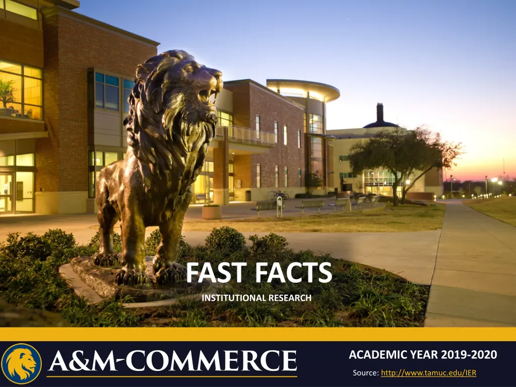 institutional research fast facts