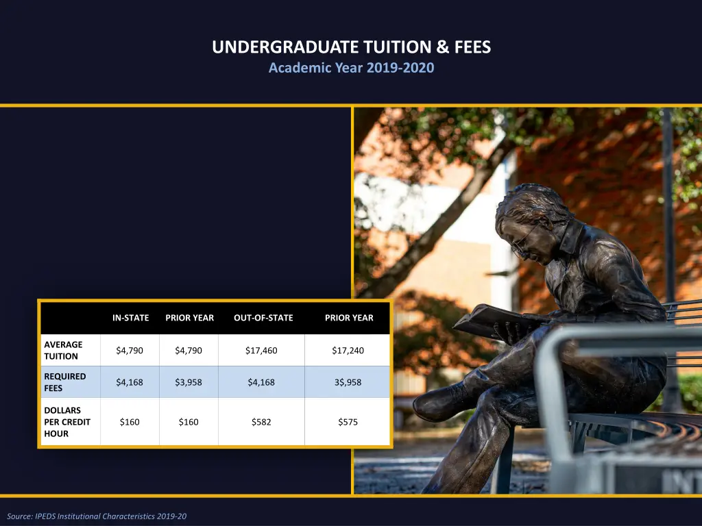 undergraduate tuition fees academic year 2019 2020