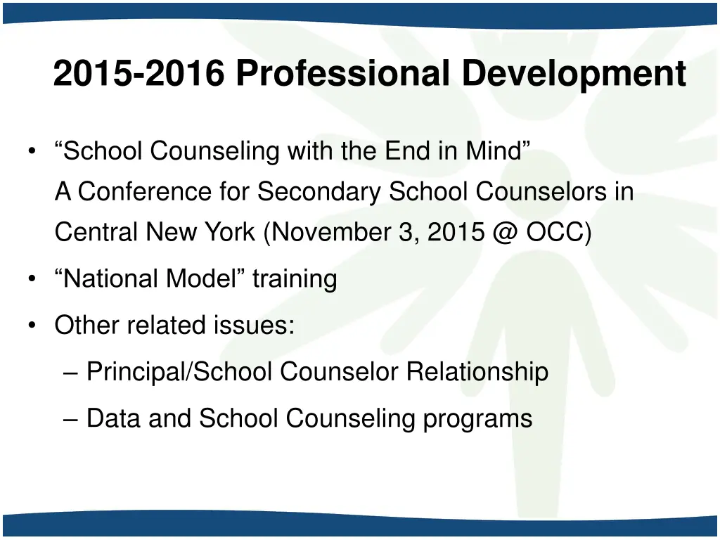 2015 2016 professional development
