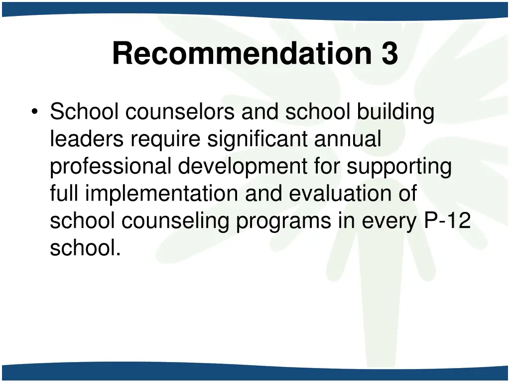 recommendation 3