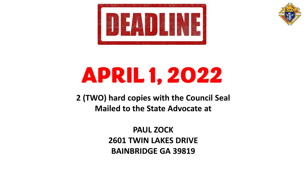 april 1 2022