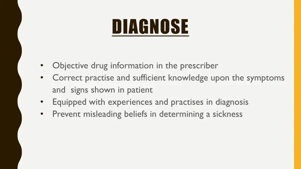 diagnose