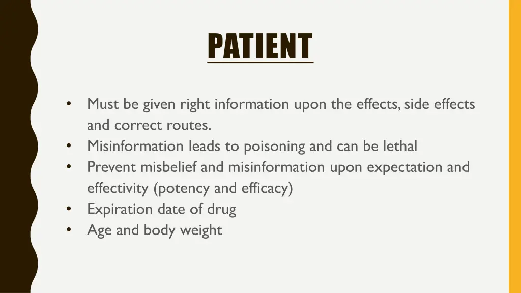 patient