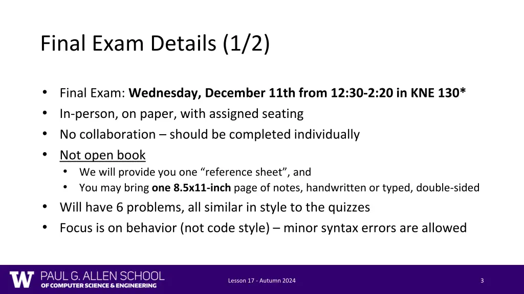 final exam details 1 2
