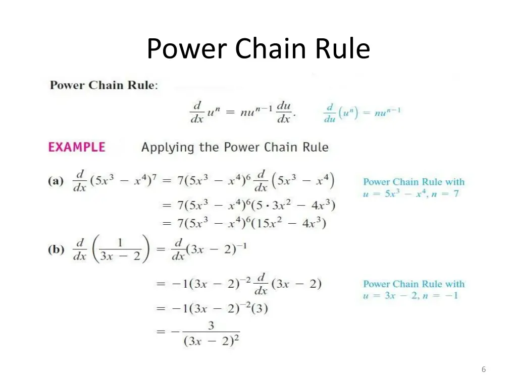 power chain rule