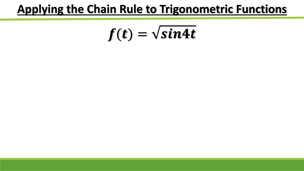 applying the chain rule to trigonometric functions 2