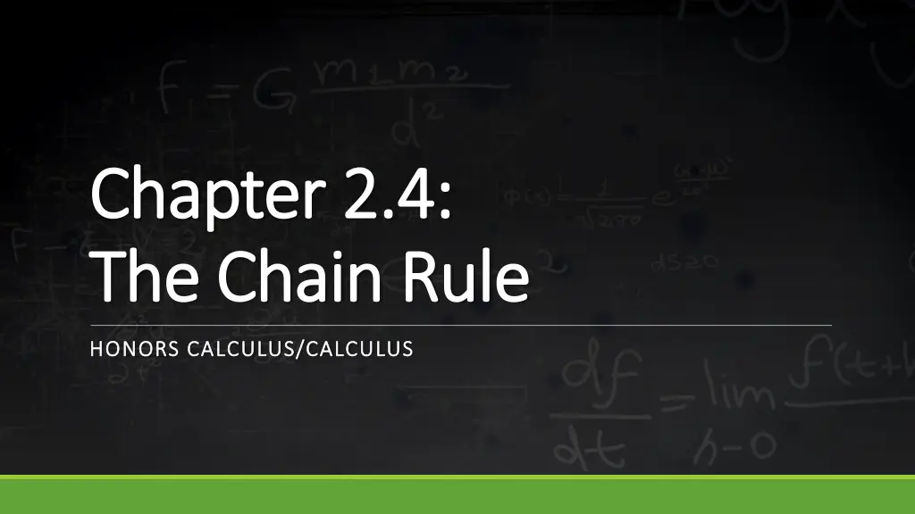 chapter 2 4 chapter 2 4 the chain rule the chain