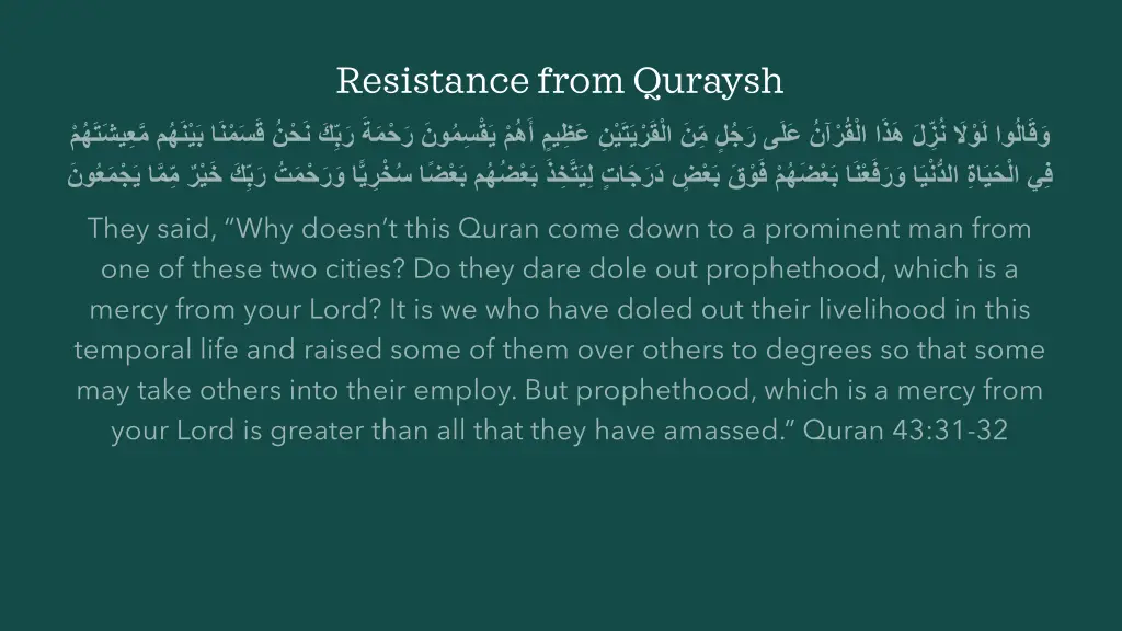 resistance from quraysh 5