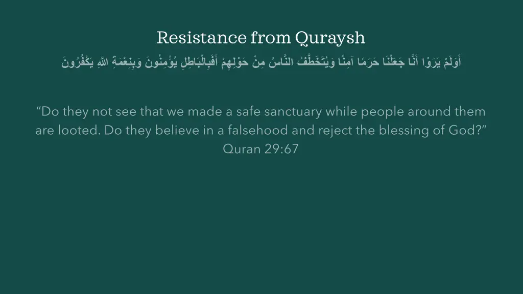 resistance from quraysh 7
