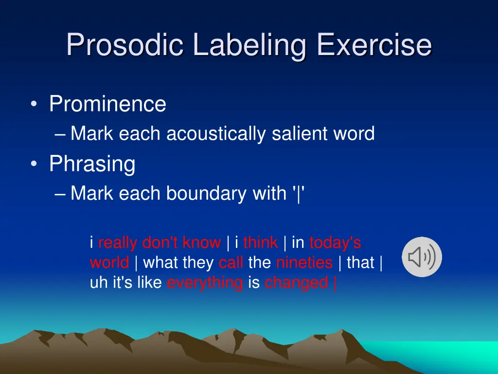 prosodic labeling exercise 1