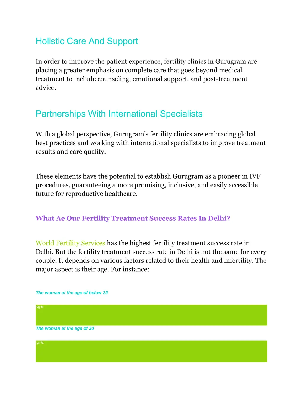 holistic care and support