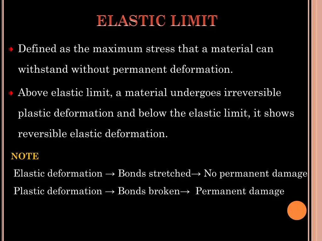 defined as the maximum stress that a material can