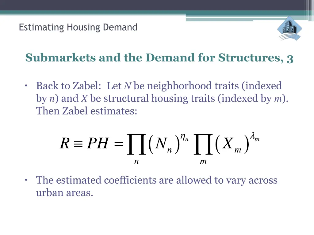 estimating housing demand 14
