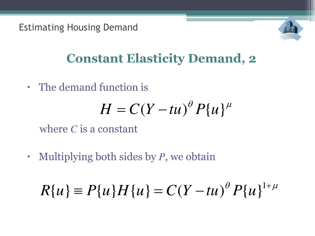 estimating housing demand 3