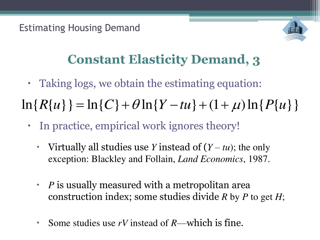 estimating housing demand 4