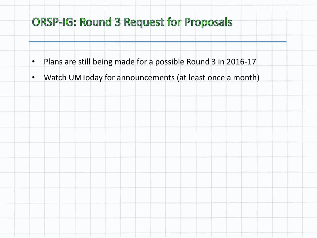 orsp ig round 3 request for proposals