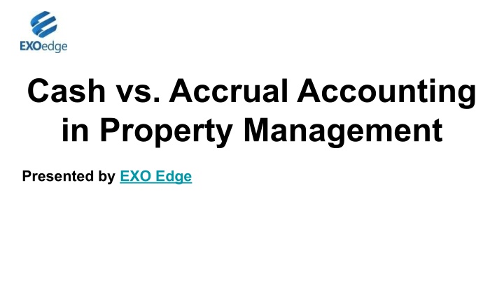cash vs accrual accounting in property management