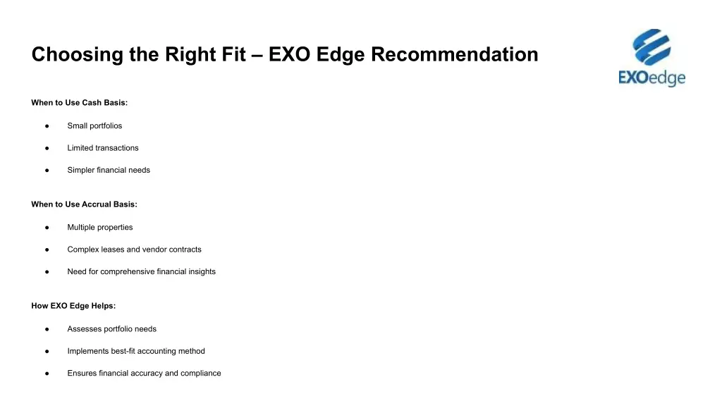 choosing the right fit exo edge recommendation