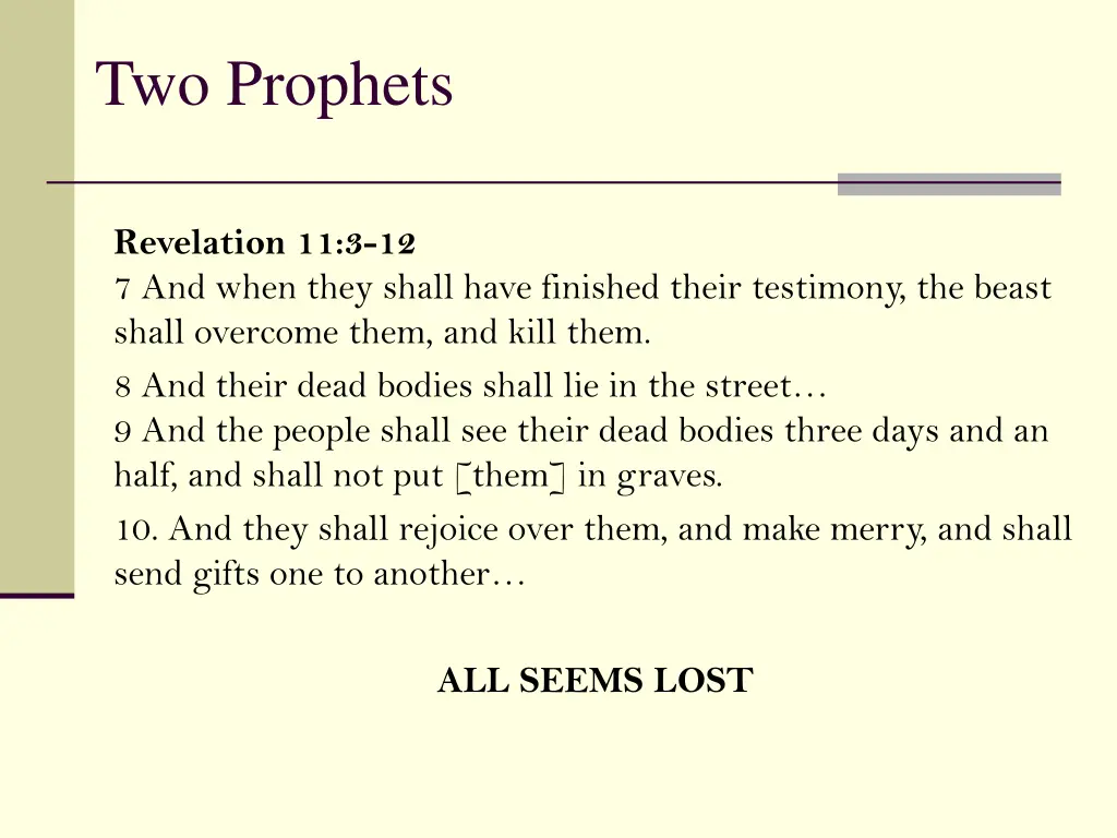 two prophets 1