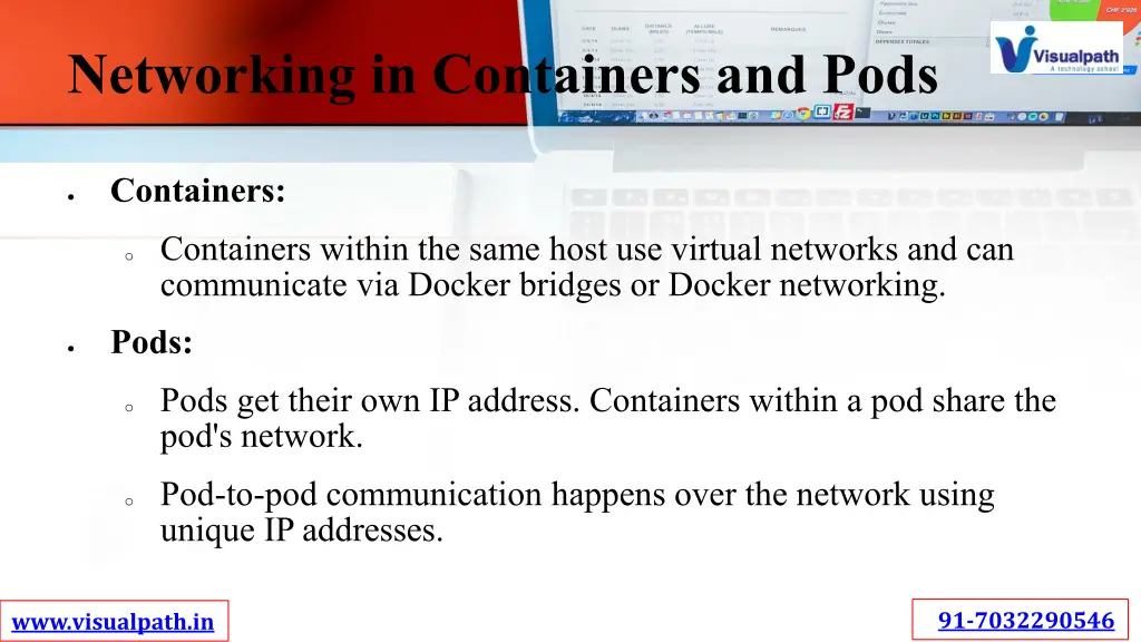 networking in containers and pods