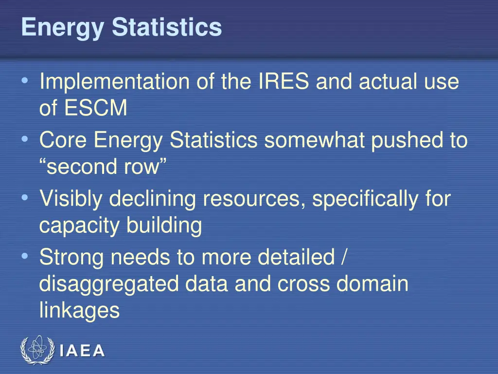 energy statistics