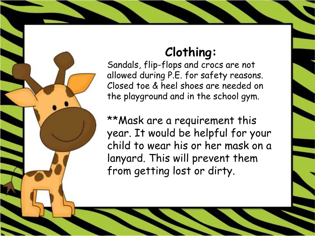 clothing