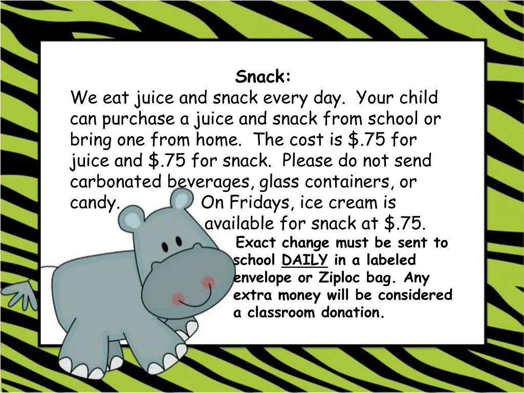 snack