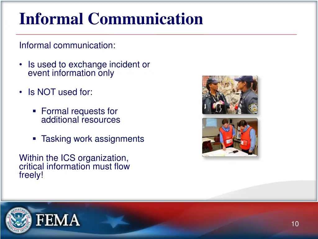 informal communication