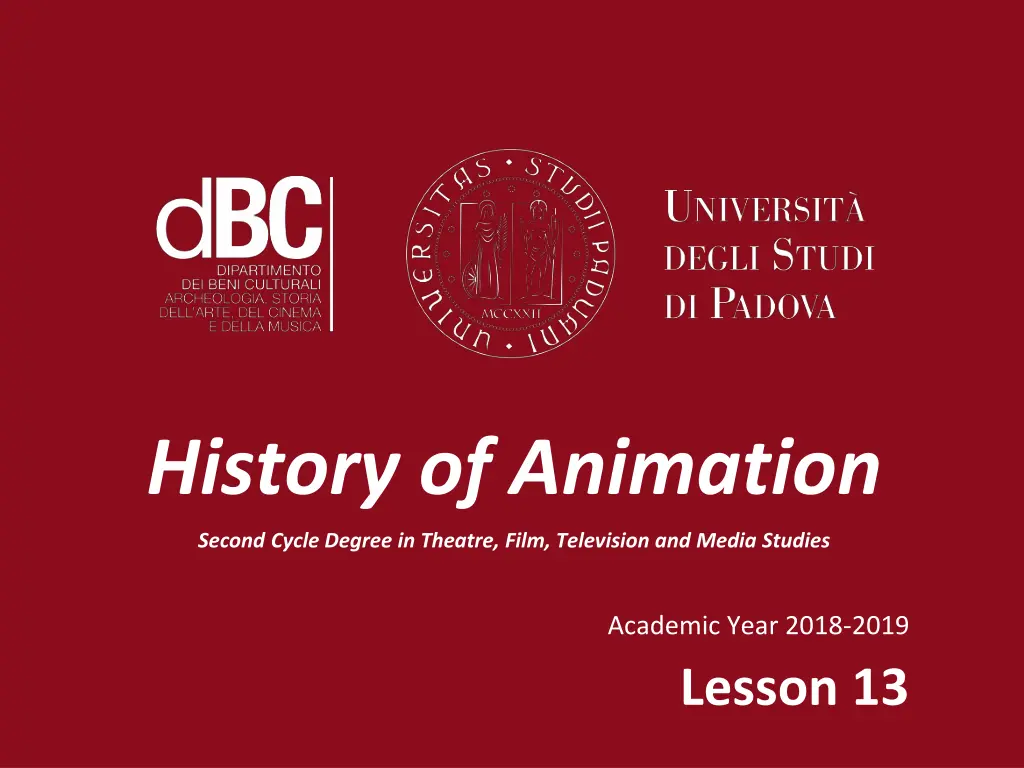 history of animation