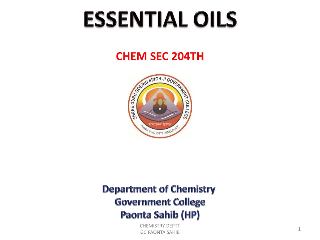 chem sec 204th