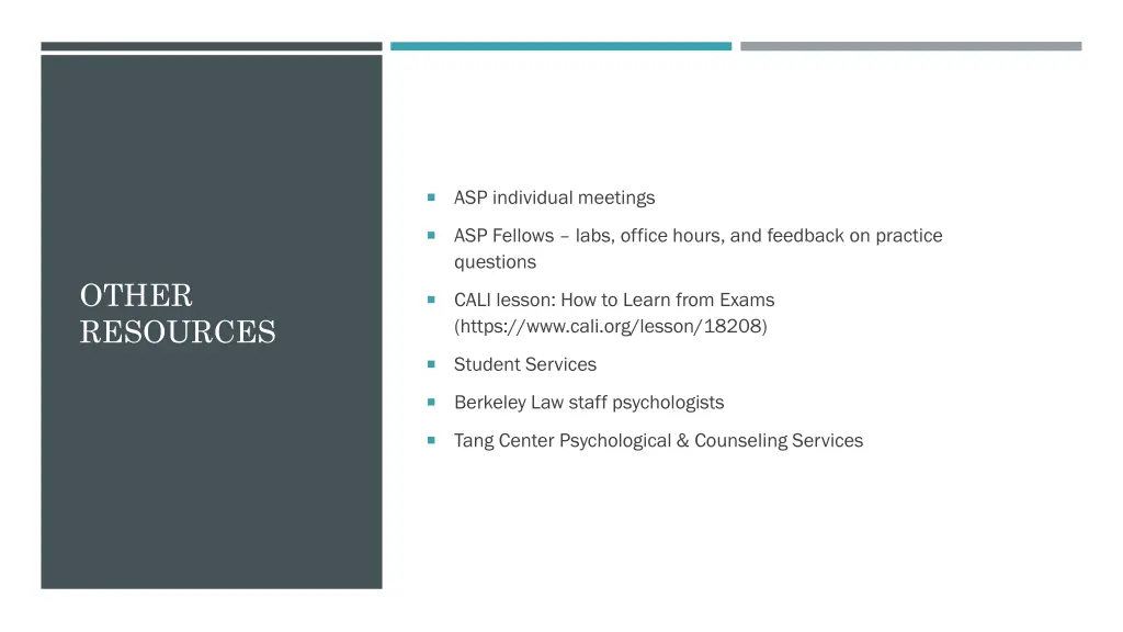 asp individual meetings