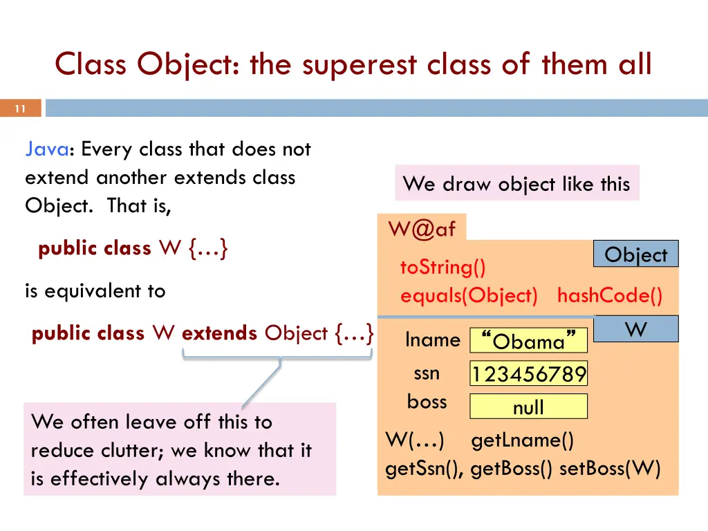 class object the superest class of them all