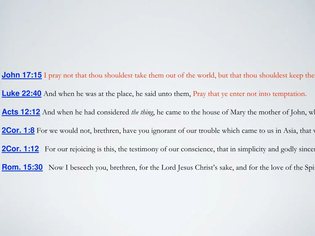 john 17 15 i pray not that thou shouldest take